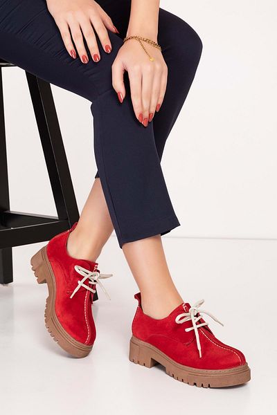 Gondol Pantofi casual din piele naturală cu talpă groasă - Bel.455