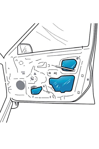 İsola 20cm X 2m Kendinden Yapışkan Butil Folyolu Oto Araç Araba Titreşim Ses Izolasyonu Su Yalıtımı Bantı