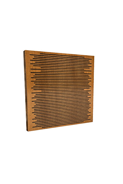 ITRACK 50*50cm Ahşap Difüzör Akustik Panel Walnut