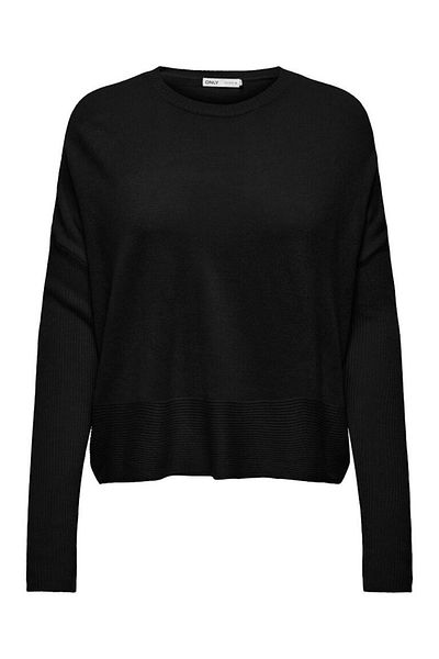 ONLY Women's O Neck Knitted Sweater - 15324237
