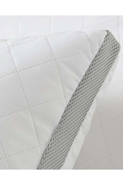 Eponj Home 50x70cm Pernă albă ortopedică respirabilă cu aer condiționat