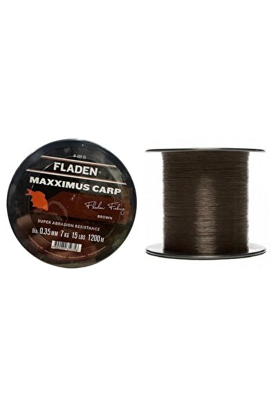 FLADEN Maxximus Carp 1200 mt 0.35mm Bobin Misina Kahverengi