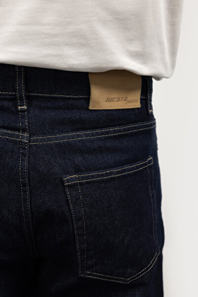 GIESTO Basic Cut Navy Blue Jean Trousers