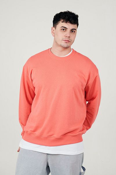MBEY1989 MBEY Casual Crew Neck 3 Νήματα Λεπτό Φούτερ
