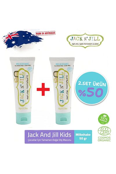 Jack N'Jill Milkshake Flavored Paste 50 Gr 2 Pieces