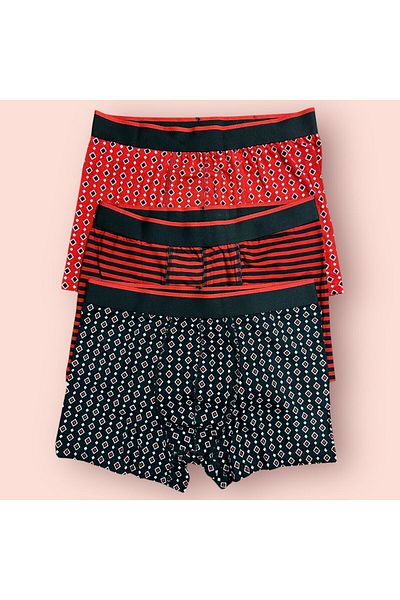 USLULAR Men's Lycra Cotton Patterned Boxers