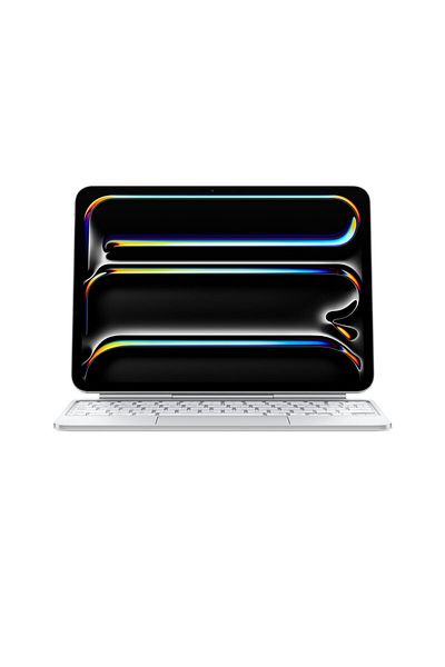 Apple لوحة مفاتيح سحرية لجهاز iPad Pro مقاس 11 بوصة (M4) - عربية - بيضاء