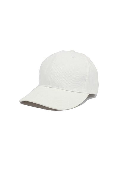 Tshirthane Απλό λευκό καπέλο (Velcro).