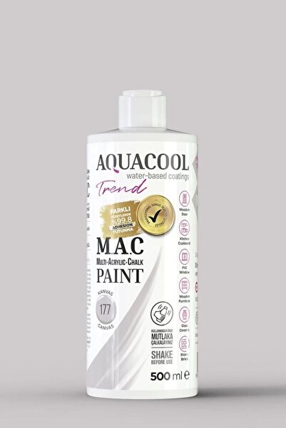 Aquacool Trend M.a.c Su Bazlı Akrilik Hobi Boyası 177 Kanvas 500ml
