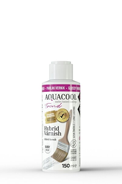 Aquacool Trend Hybrid Varnish Su Bazlı Hibrit Vernik 150 ml Parlak