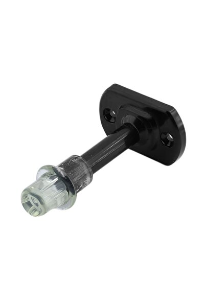 NZB Parlak Siyah Plastik Kapı Pencere  Tampon 8 CM Vidalı Duvar Koruyucu Silikon Stoper 1 Adet