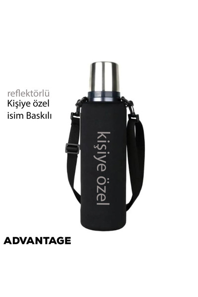 Advantage Flip Straw Tumbler 2.3 Litre Neopren Termos Kılıfı Ve Omuz Askısı