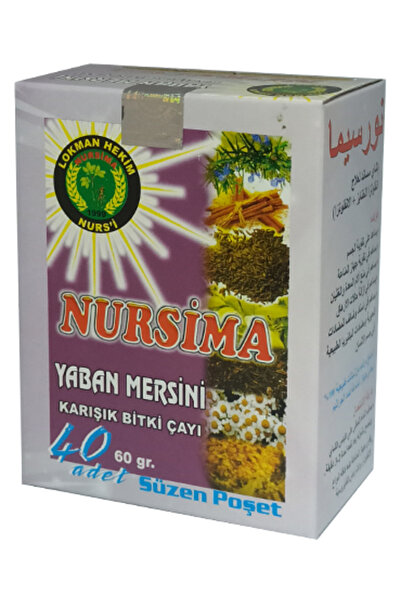 Nursima Yaban Mersini Karışık Bitki Çayı 40 'lı Süzen Poşet