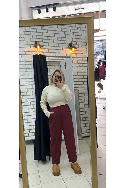 TUBA TOPTAŞ KREP HAVUÇ PANTOLON