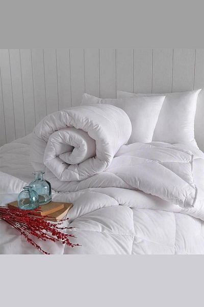 Cotton Box Micro Double Quilt White Color 195X215Cm