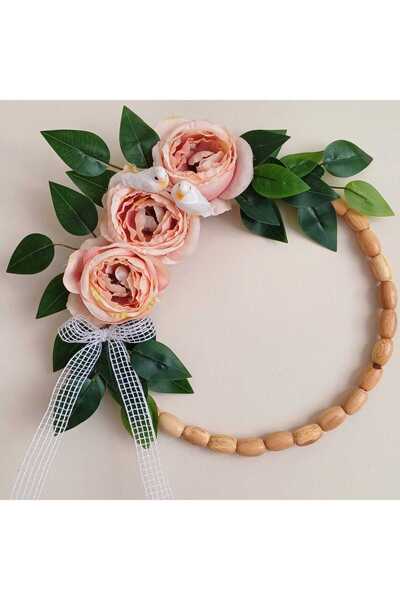 Home Şakayık ahşap boncuk kapı süsü