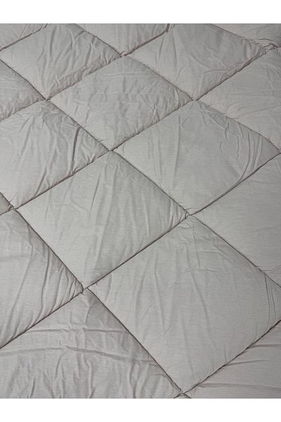 Clasy 100% Cotton Ranforce Single Quilt Double Sided Salmon Plain Pattern