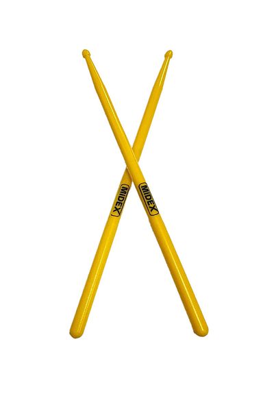 Midex GFK-801YL 5A Нечупливи полиемидни палки за барабани в жълт цвят 5A