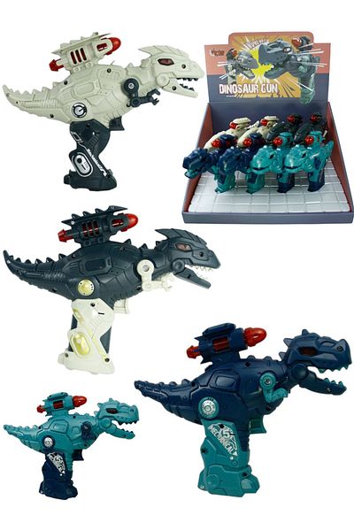 BYCEGU 83405 Pistol Figured Toy Dinasor with Audio and Light Is a Product