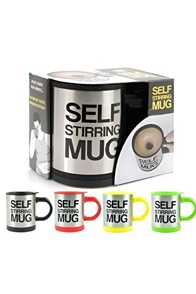 Bakmakistersen Özel Otomatik Karıştırıcı Mug Kupa Bardak – Tek Tuşla İçeceğin...