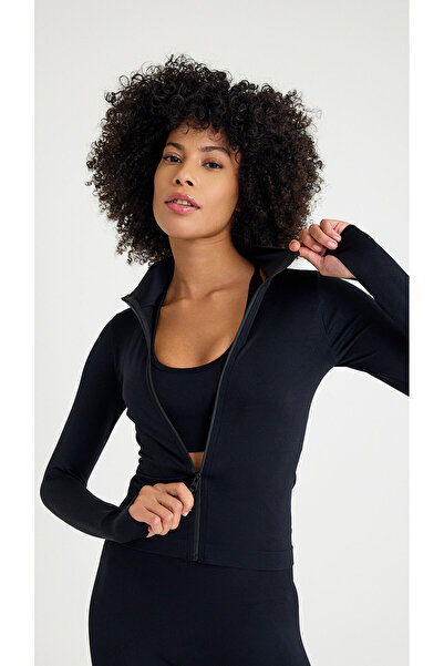 Tria Body χωρίς ραφές , με φερμουάρ, αθλητικό μπουφάν με κορδόνια