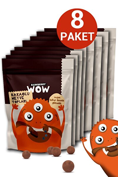 Rawberry Kids Kakaolu Toplar Şeker Ilavesiz Glütensiz Vegan Sağlıklı Atıştırm...