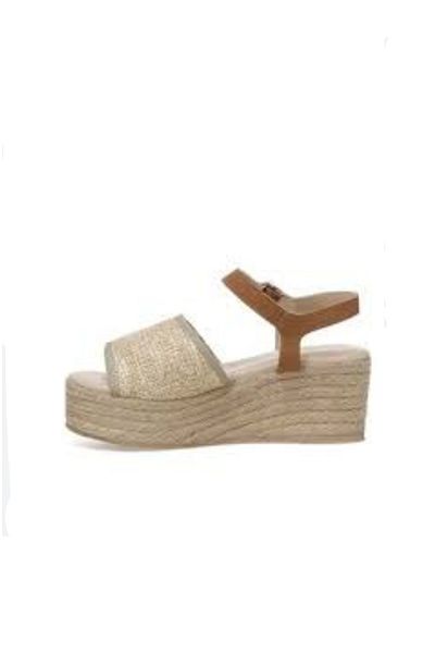 İnci Ψάθινα πέδιλα με τακούνι Pearl Wedge
