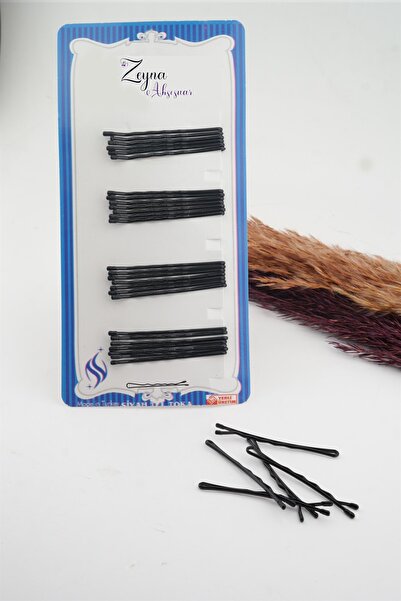 By Zeyna Aksesuar Комплект черни щипки за коса за жени