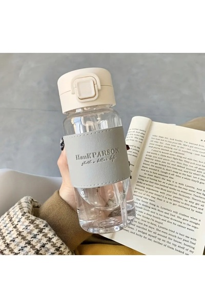 Silpus Hankparson Water Bottle - Leak Proof and Straw