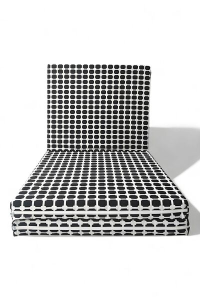 LENSA HOME Katlanır Yer Yatağı-misafir Yatağı-kamp Yatağı-minder Yatak(70X180CM KALINLIK 8CM)-akustik Siyah