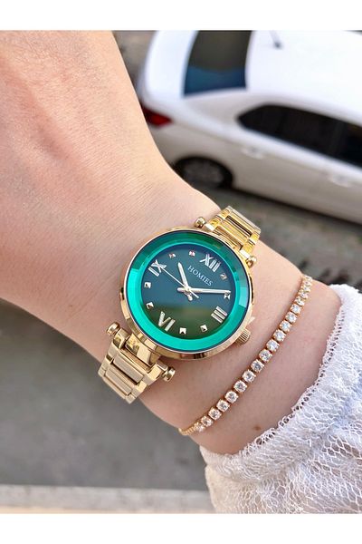 Homies Women's Wristwatch-Bracelet Steel Cord Waterproof