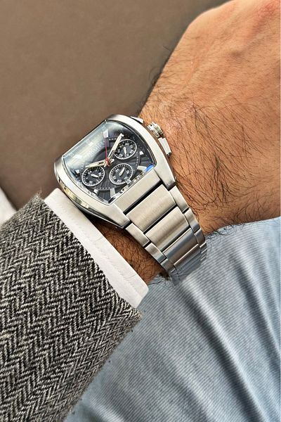 Homies MEN'S WRISTWATCH STEEL ADJUSTABLE CORN CORD WORKS ALL FUNCTIONS WITH BRACELET GIFT