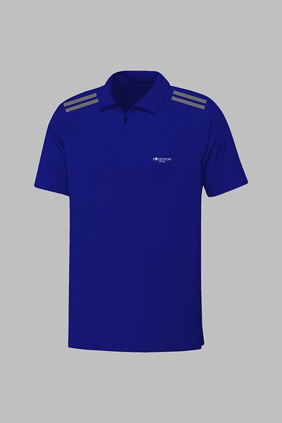 POSEIDON STORM Tricou cu mânecă scurtă pentru bărbați, cu mânecă scurtă, cu guler polo, 4XL-10XL