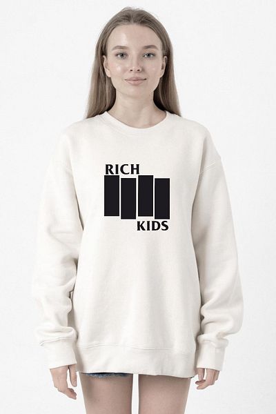 Tshirthane G-Dragon Rich Kids White Women's 2Ip Sweatshirt
