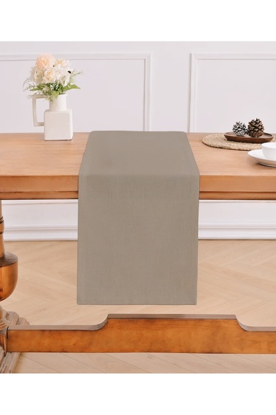 Belomia Home Collection 40 x 140 Düz Kadife Dokulu Runner, Sade Runner