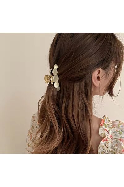 GÜLPEŞE Opal Taşlı Metal Mandal Toka