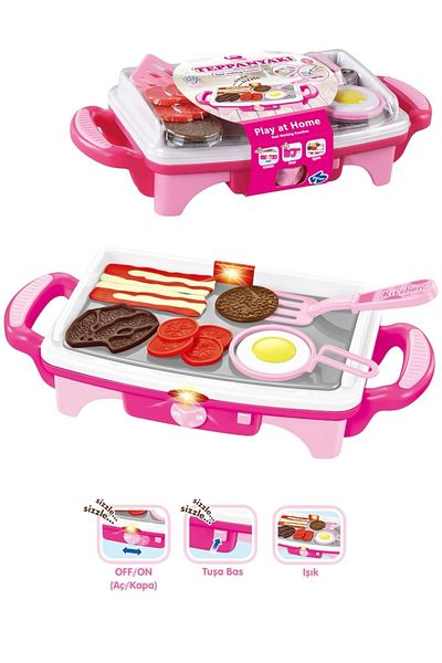BYCEGU 93299 with Light and Accessories Interest Toy Grill
