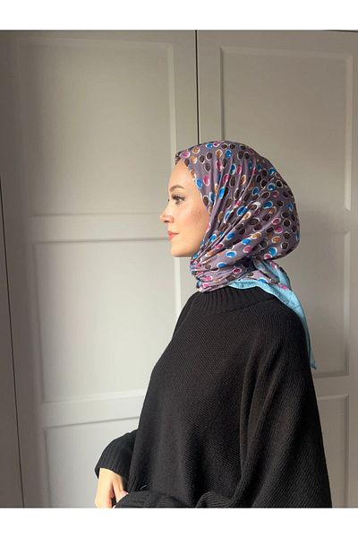 Modakaşmir Moonlit Pattern Bamboo Scarf