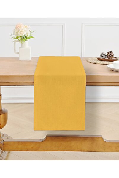 Belomia Home Collection 40 x 140 Düz Kadife Dokulu Runner, Sade Runner