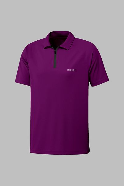 POSEIDON STORM Мъжка лилава тениска New Generation Vision Pro Fabric за ходене, размер S-3XL