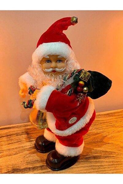 BENİMOLMALI 27 Cm Trump Dans Eden Noel Baba, Müzikli, Hareketli Noel Baba, Yı...