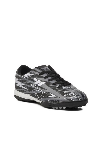 WALKWAY Black Men's Astroturf Field Shoes