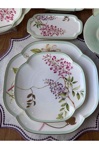 Mikasa Moor Happily 11 Piece Breakfast Set for 2