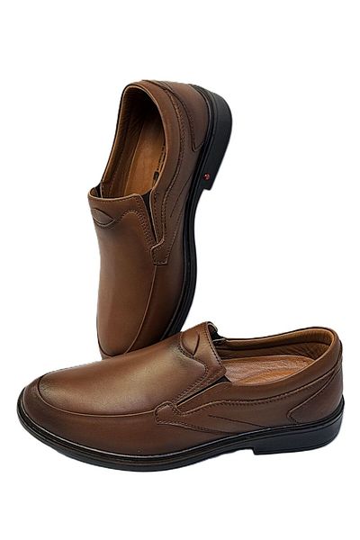 KAFKASLAR AYAKKABI KAFKASLAR Full Orthopedic Elastic Diabetes Γνήσιο Δέρμα Κλασικά Ανδρικά Παπούτσια