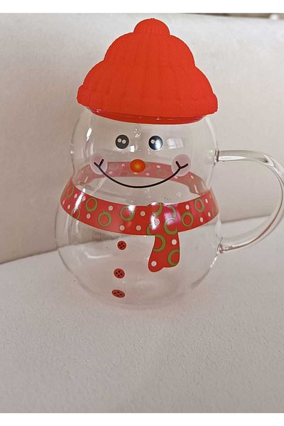 GF Glass Cardan Man Mug (with Silicone Lid) 350ml