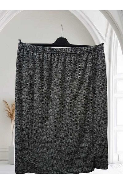 birsen içgiyim Stamped Wool Skirt