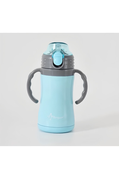 Penguen Biberon Termos Çelik Çift Katlı 280ML Renkli