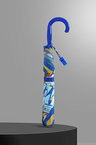 ModaLucci Erkek & Kız Çocuk Düdüklü Şemsiye Dayanıklı Özel Tasarım Desenli Çocuk Şemsiyesi