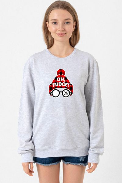 Tshirthane Oh Fudge Christmas Grimelange Women's 2Ip Sweatshirt
