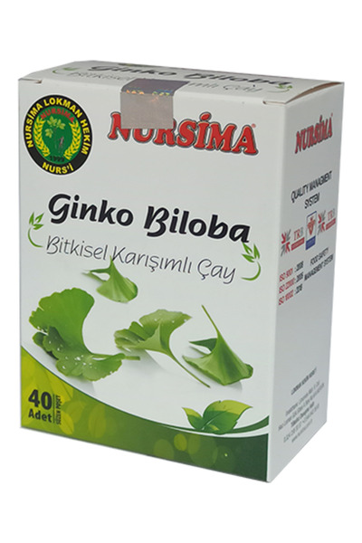 Nursima Ginko Biloba Bitkisel Çay 40’lı Süzen Poşet